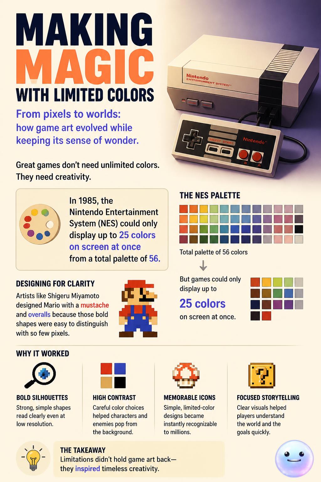 Making magic with limited colors