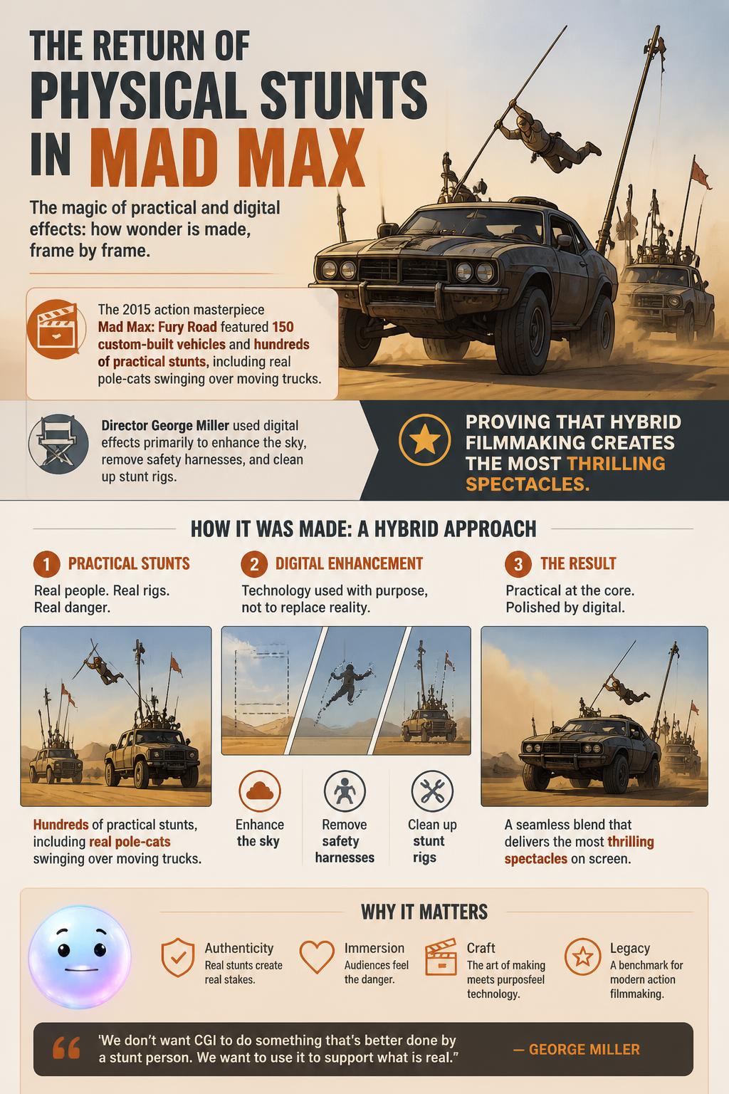 The return of physical stunts in Mad Max