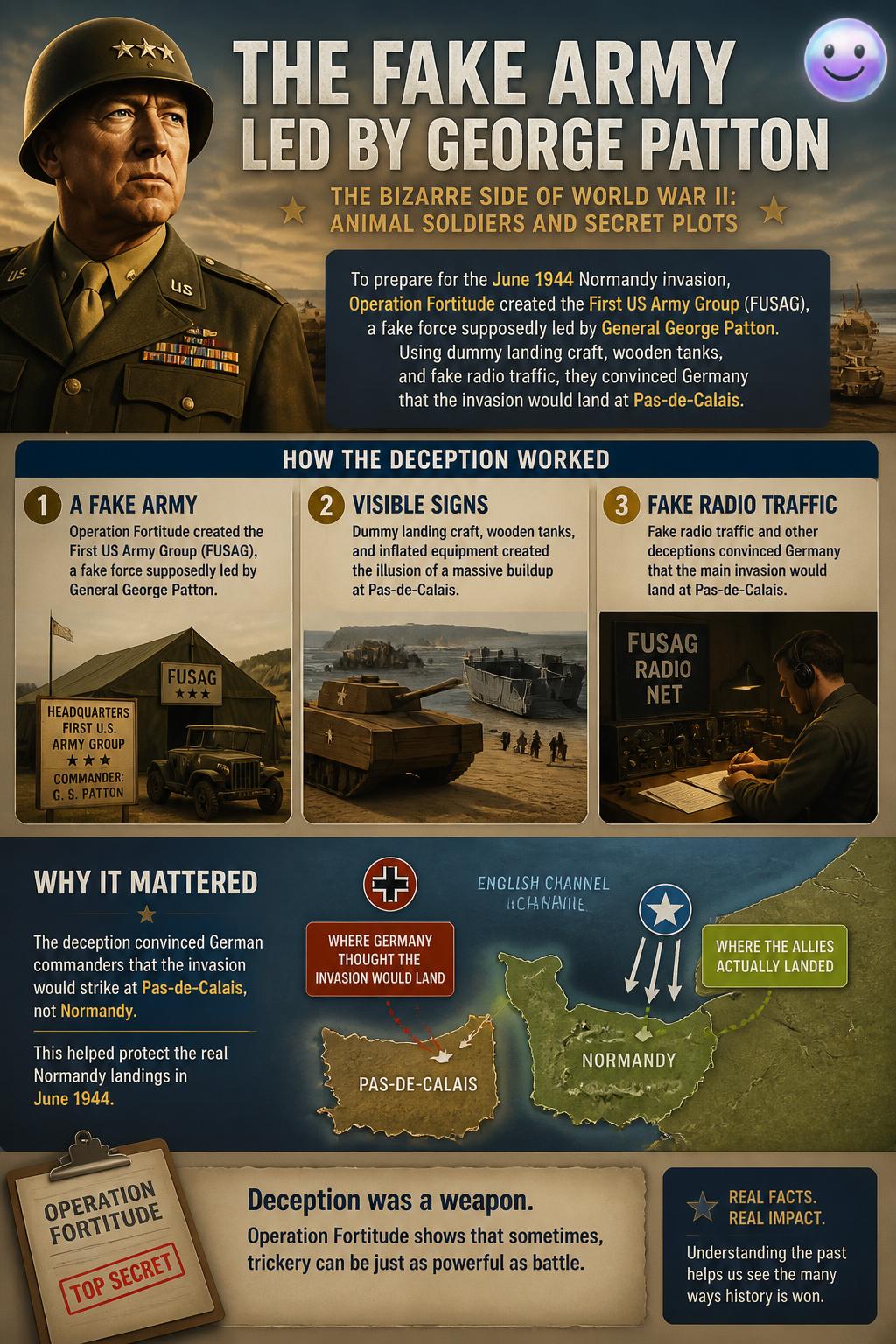 The fake army led by George Patton