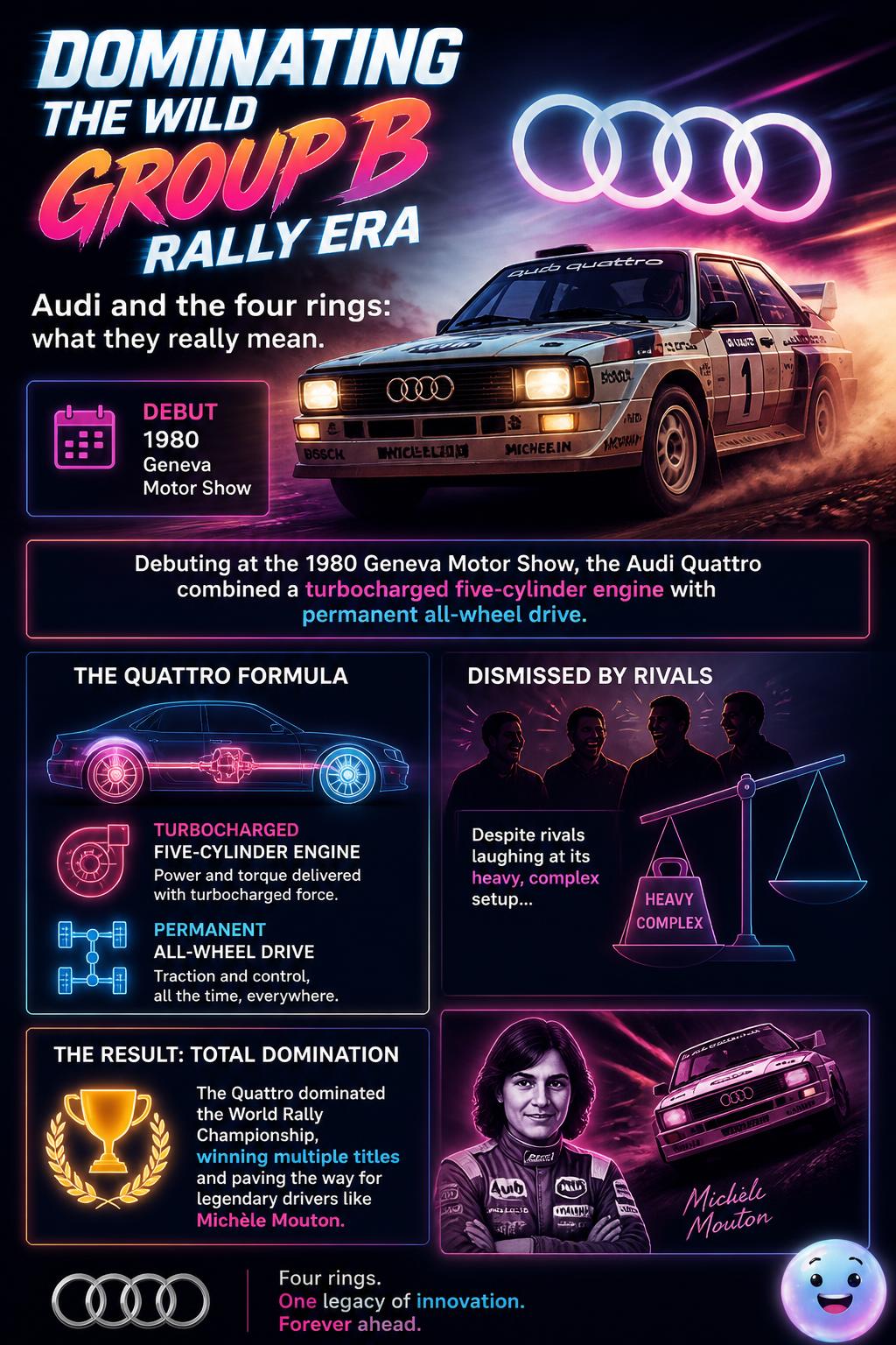 Dominating the wild Group B rally era
