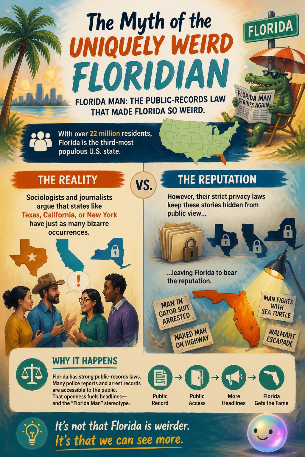 The myth of the uniquely weird Floridian