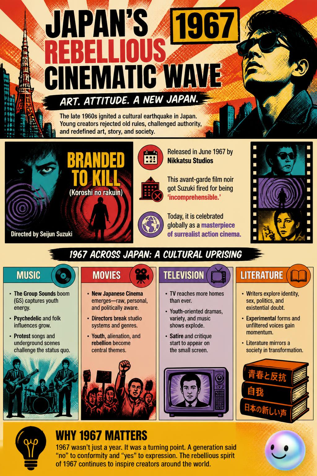 Japan's rebellious cinematic wave