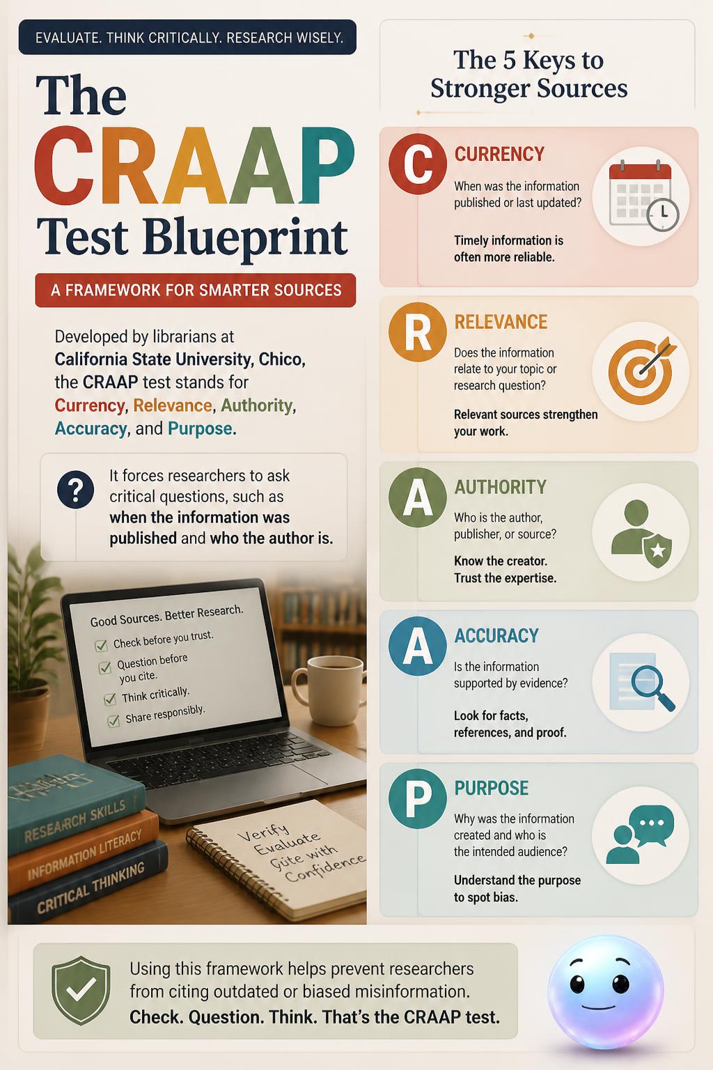 The CRAAP test blueprint