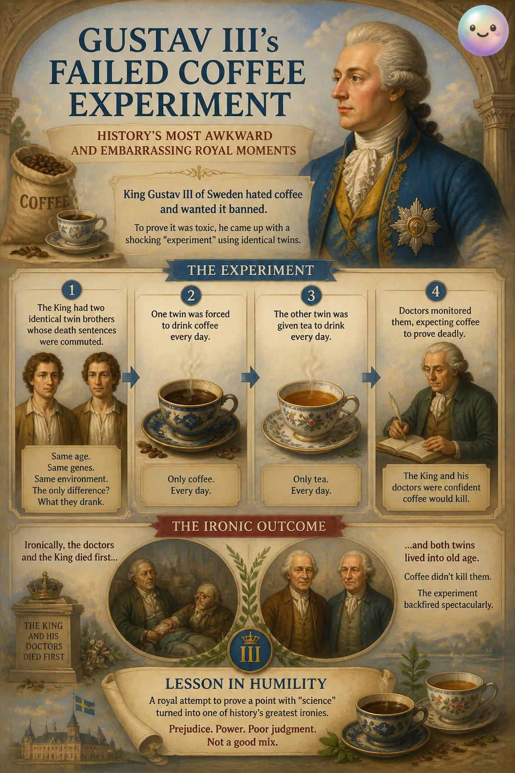 Gustav III's failed coffee experiment