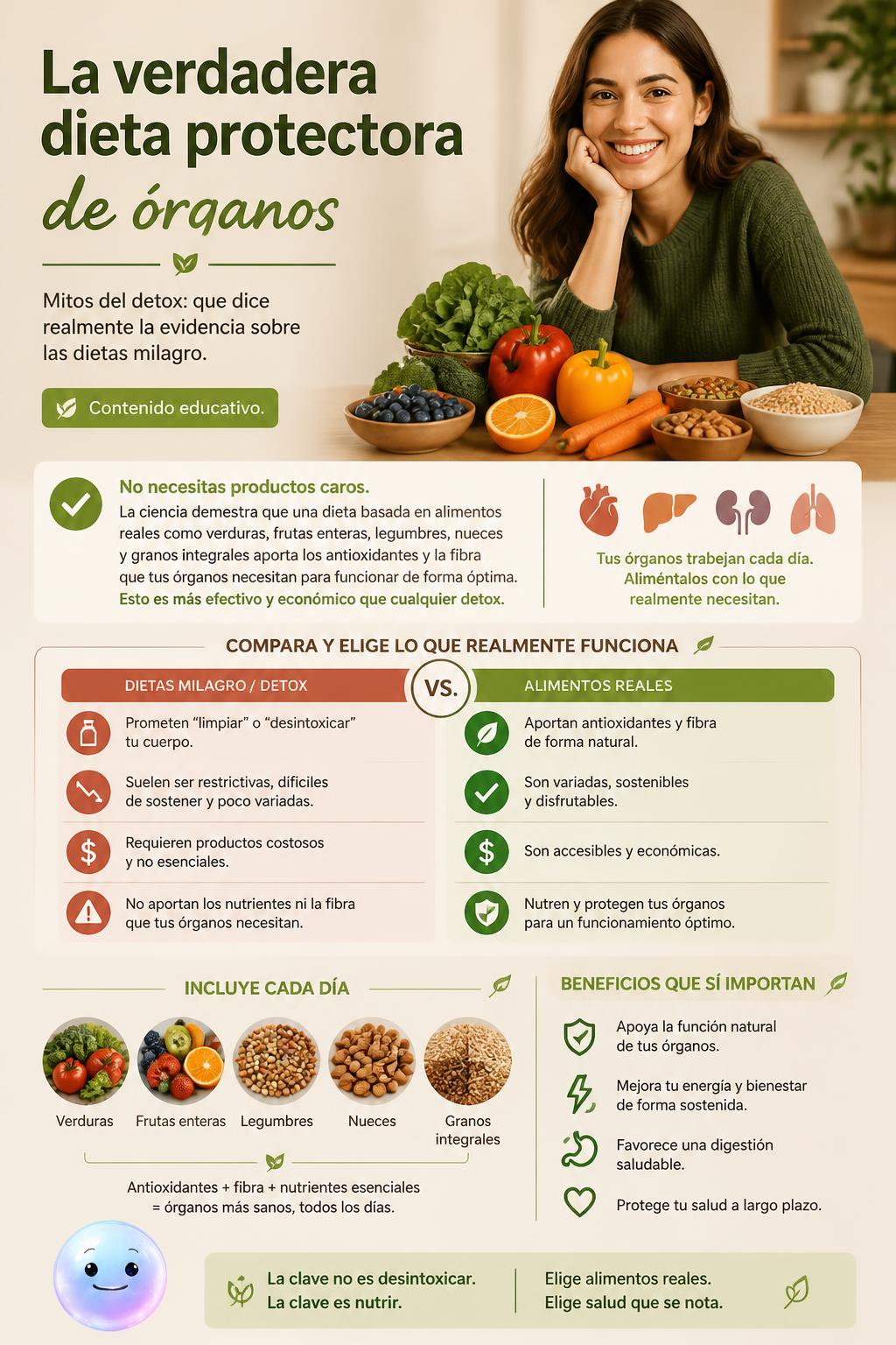 La verdadera dieta protectora de órganos