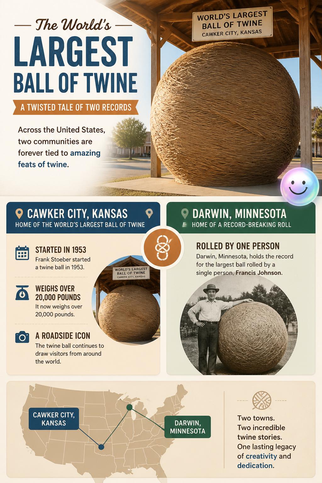 The world's largest ball of twine