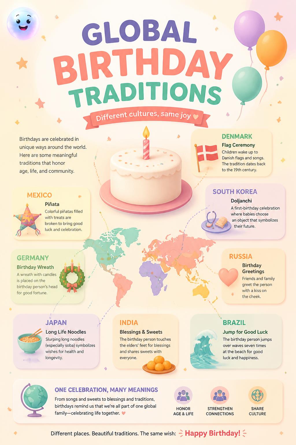 Global birthday traditions