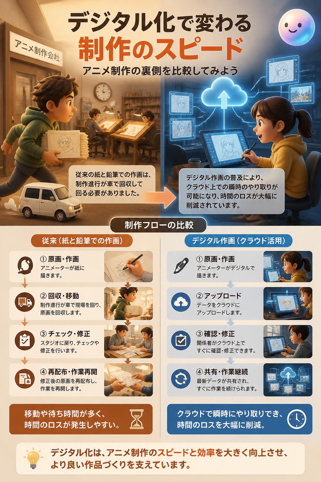 デジタル化で変わる制作のスピード