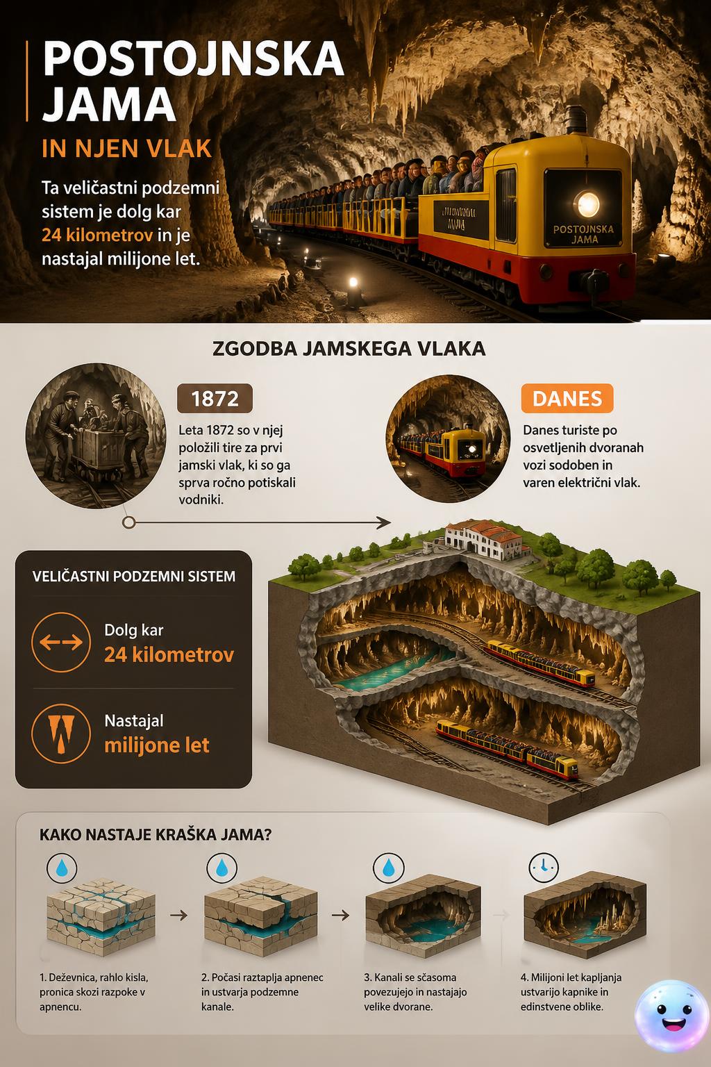 Postojnska jama in njen vlak