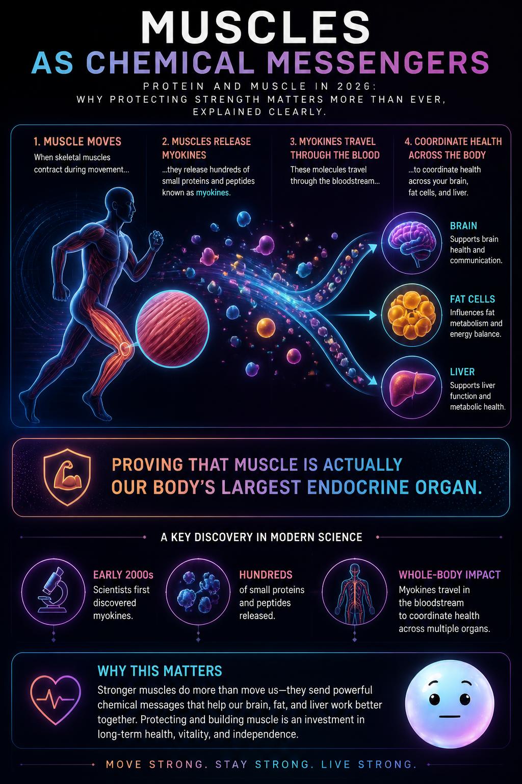Muscles as chemical messengers