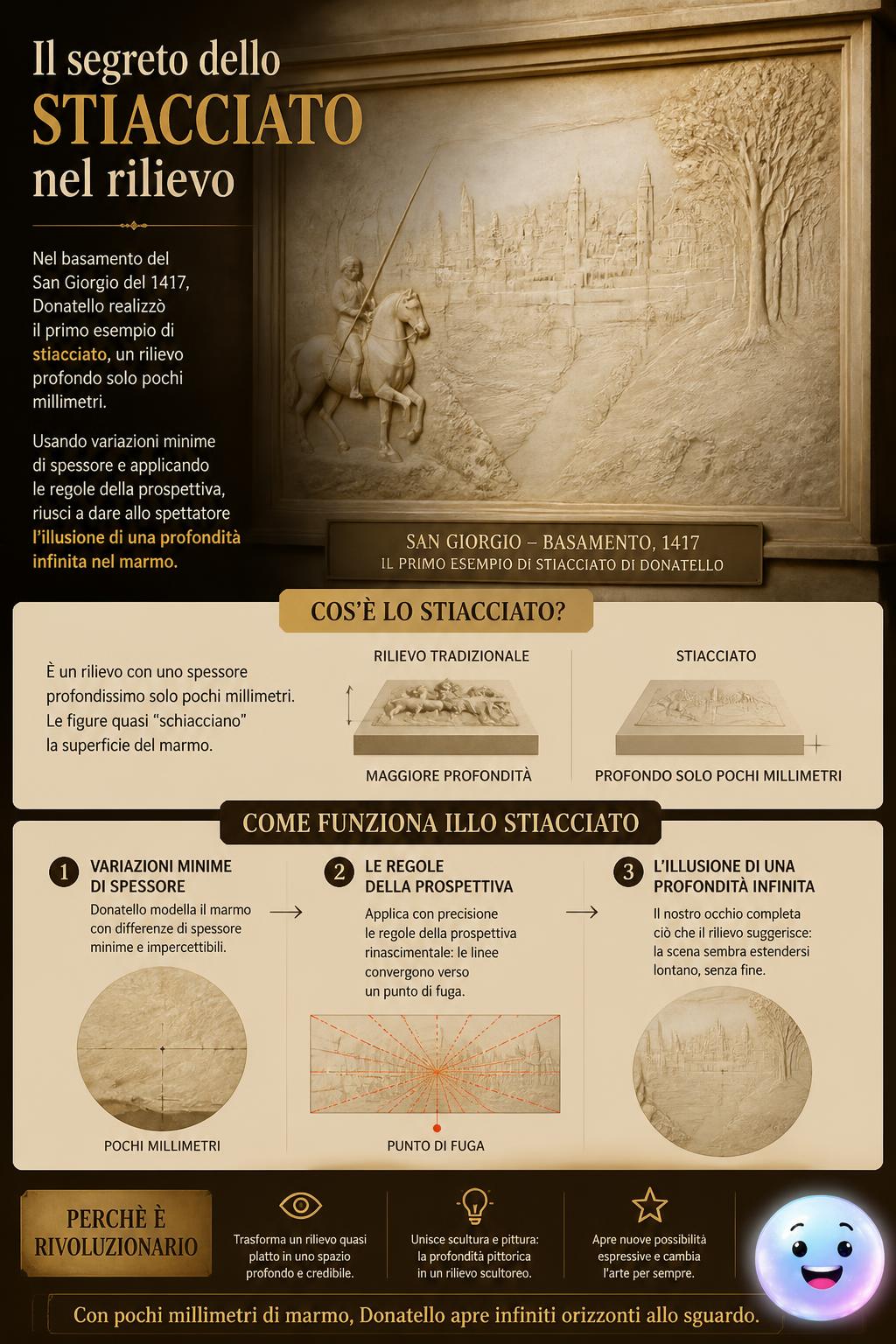 Il segreto dello stiacciato nel rilievo