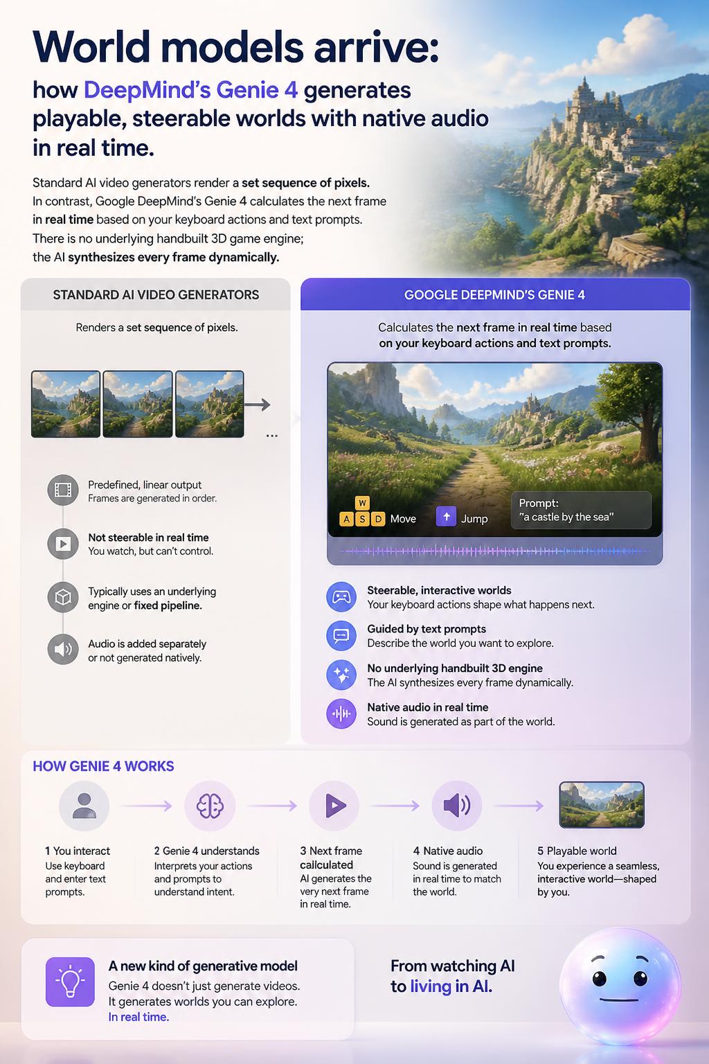 Video generators versus world models