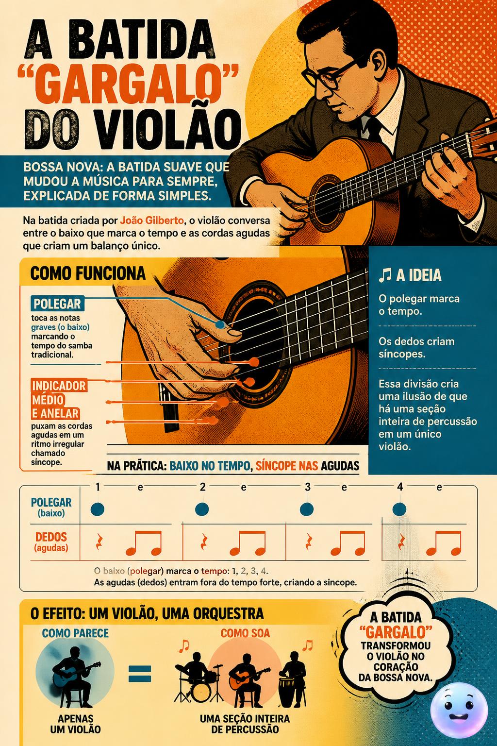 A batida "gargalo" do violão
