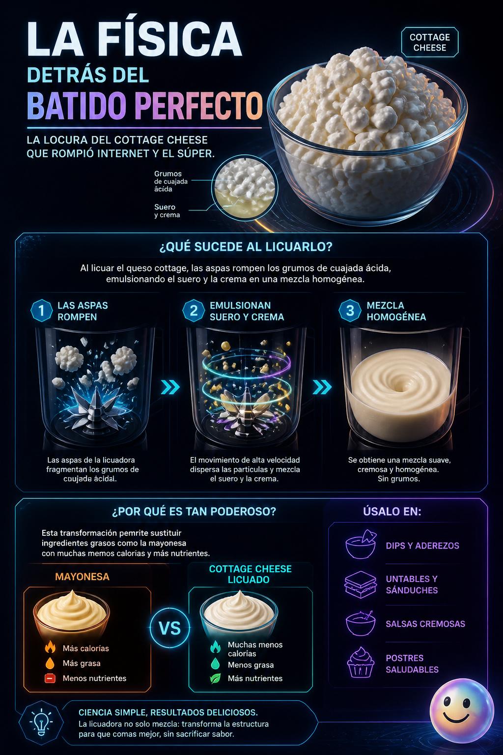 La física detrás del batido perfecto