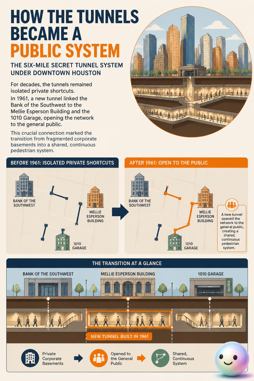 How the tunnels became a public system