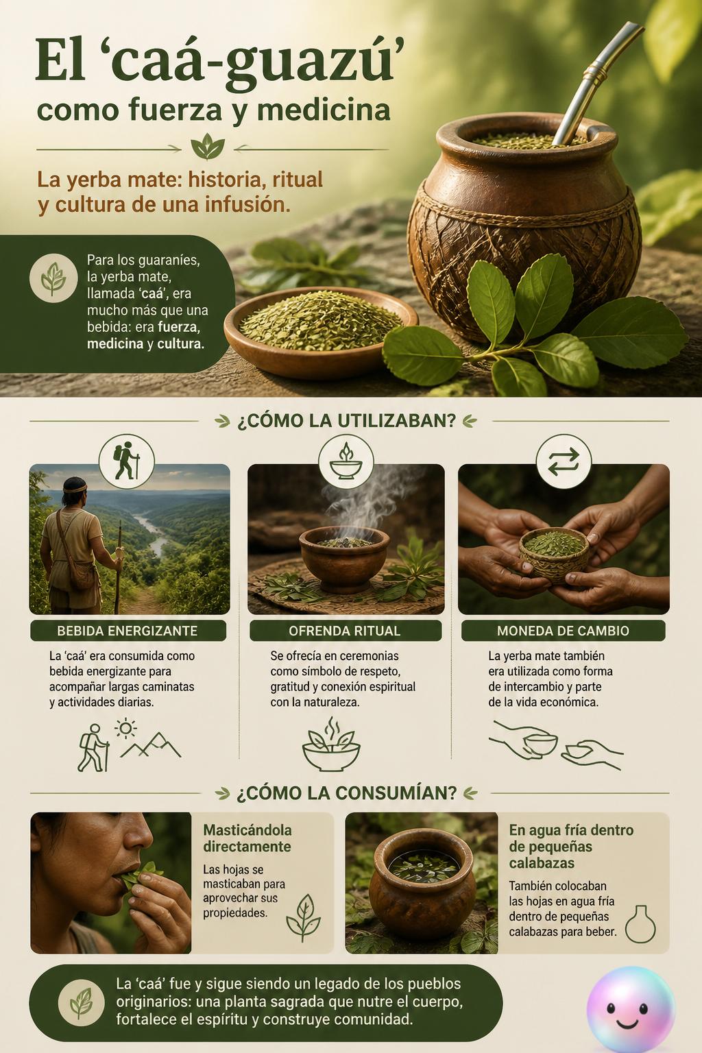 El 'caá-guazú' como fuerza y medicina