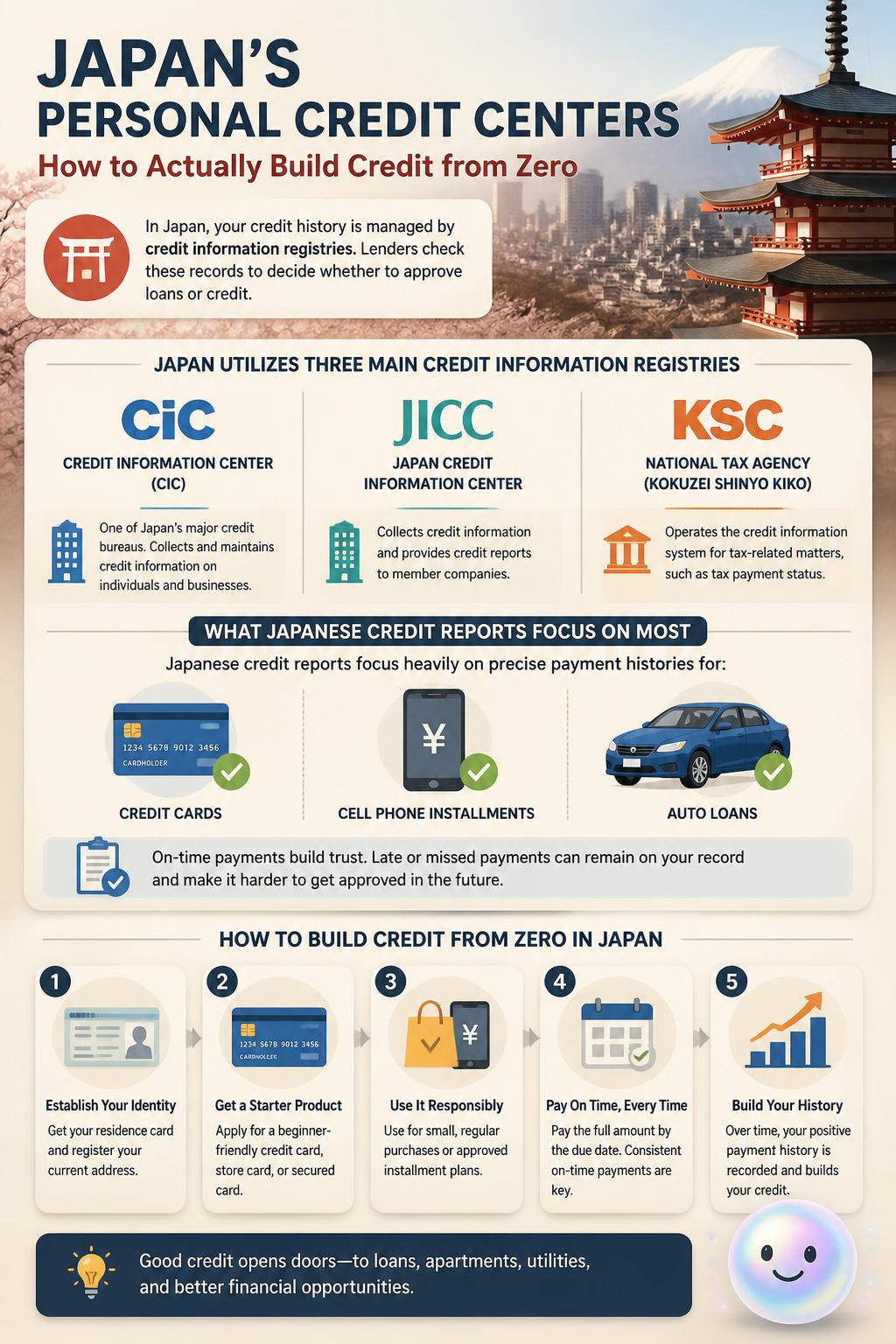 Japan's personal credit centers