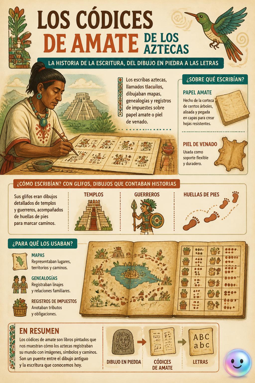 Los códices de amate de los aztecas