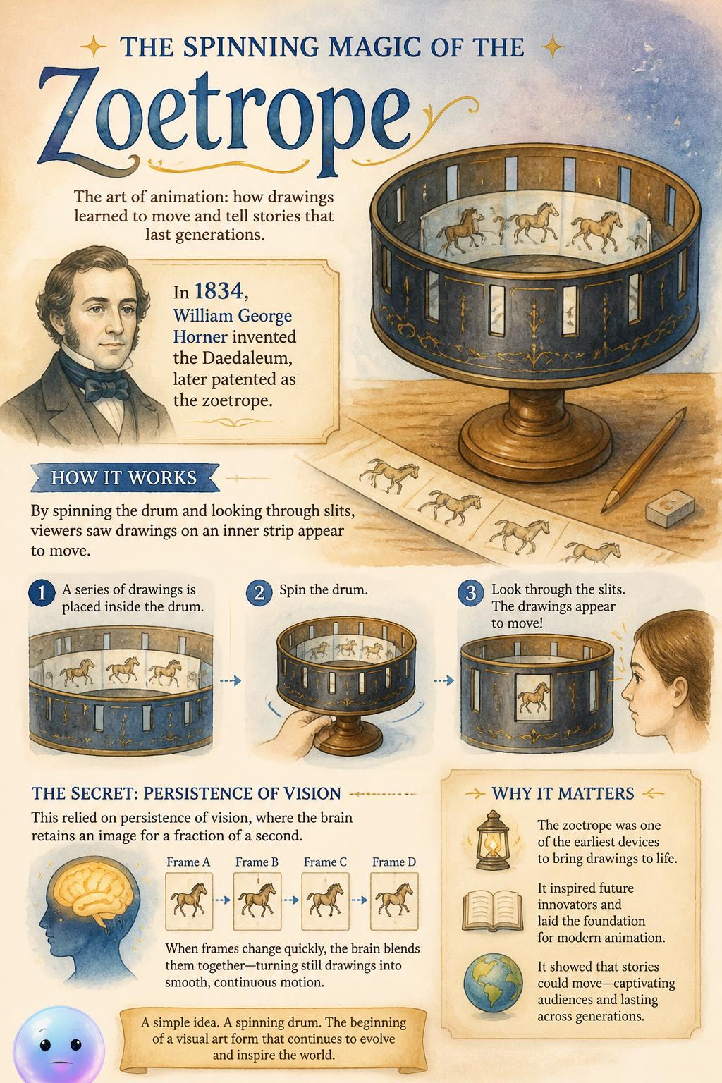 The spinning magic of the zoetrope