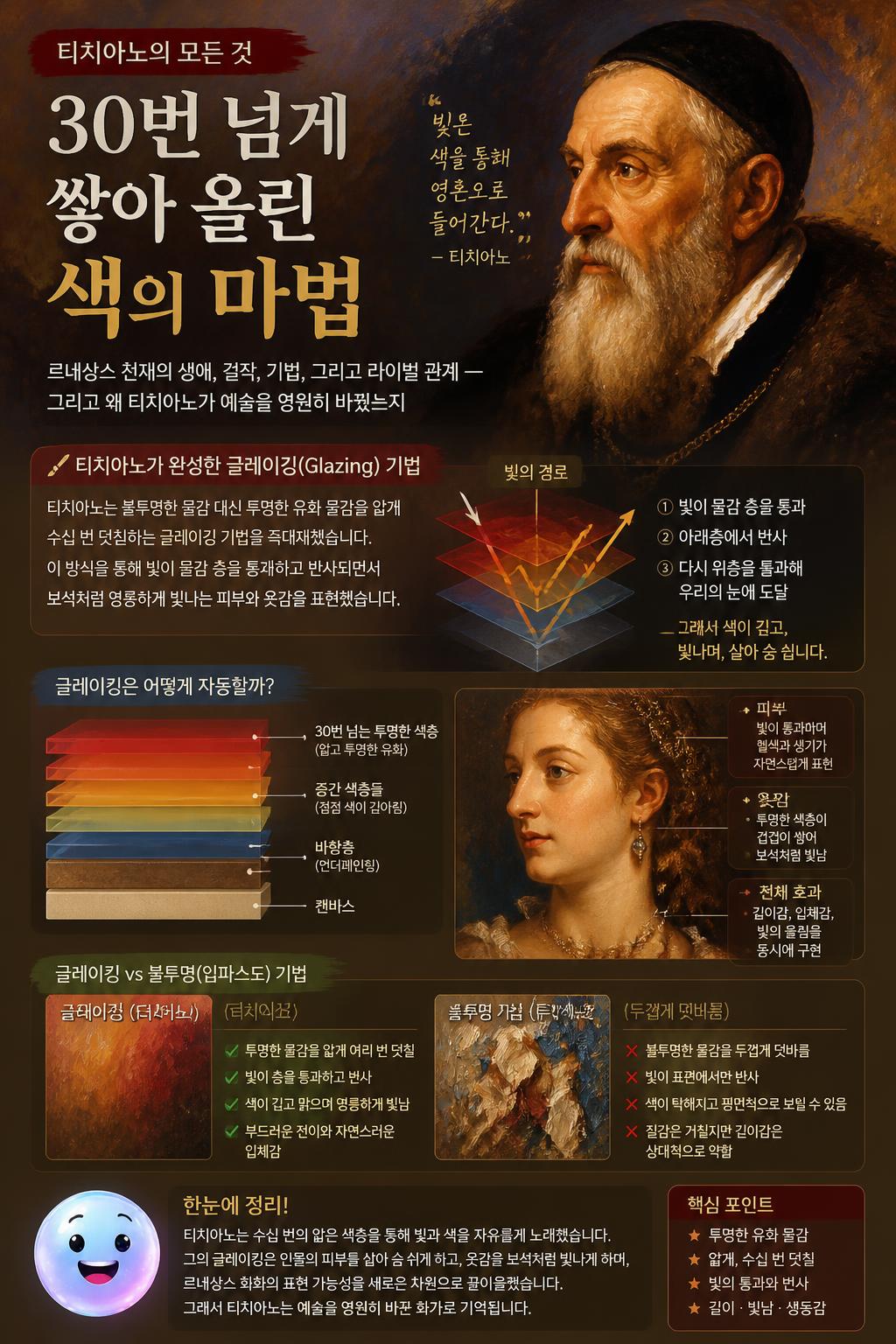 30번 넘게 쌓아 올린 색의 마법