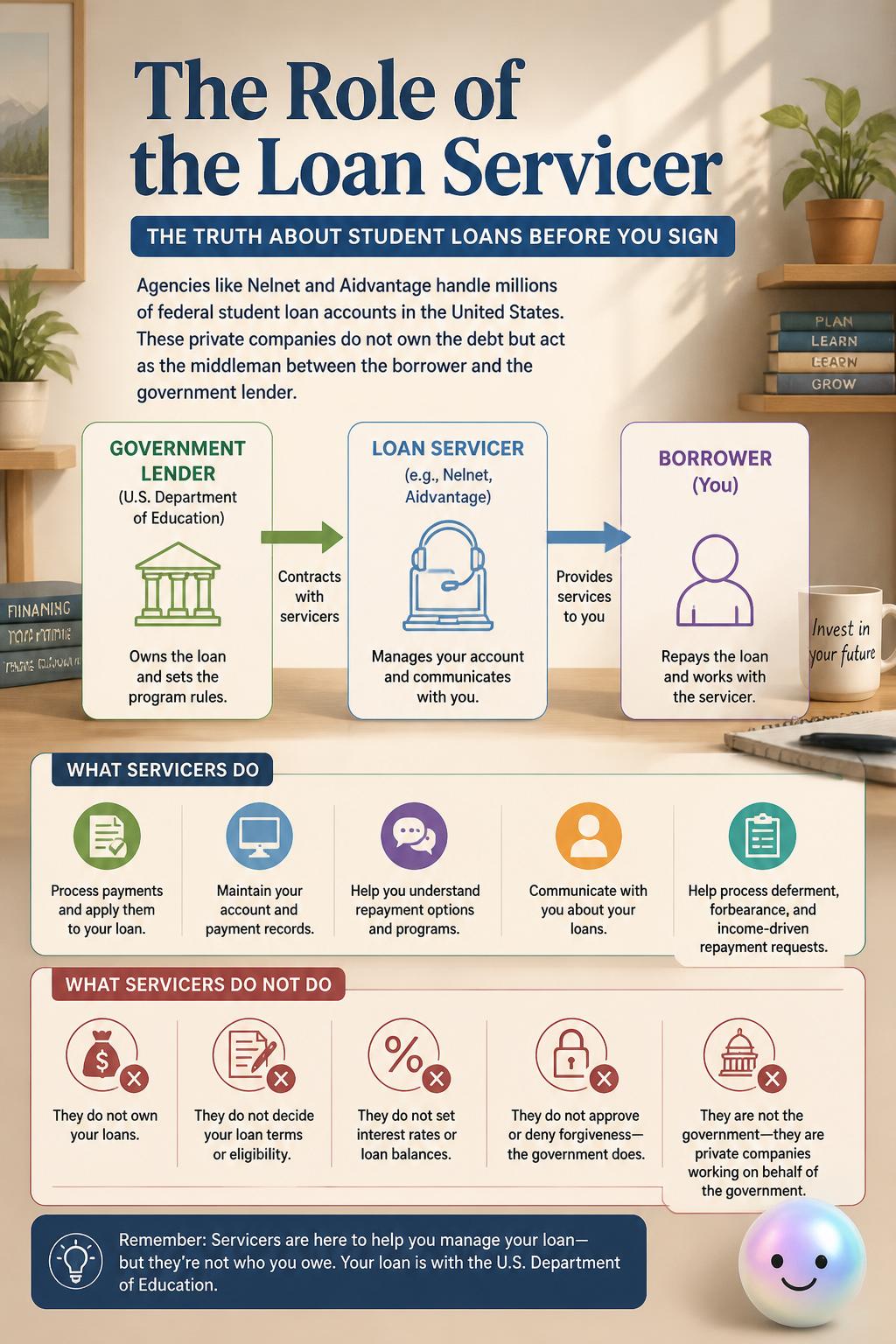 The role of the loan servicer