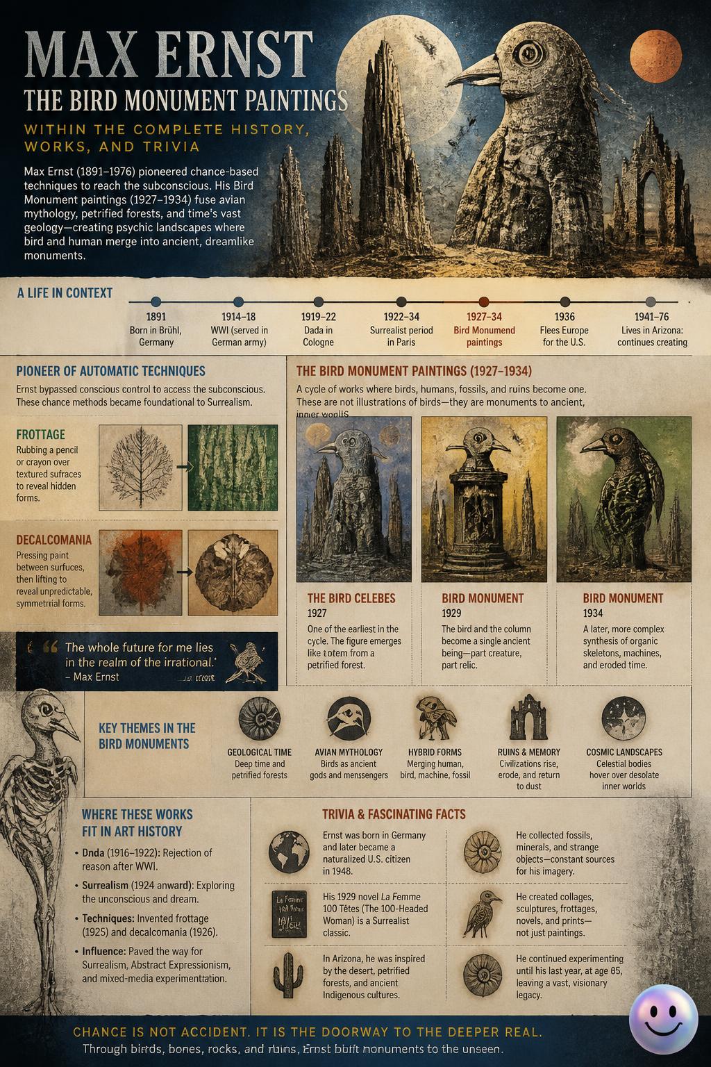 The bird monument paintings