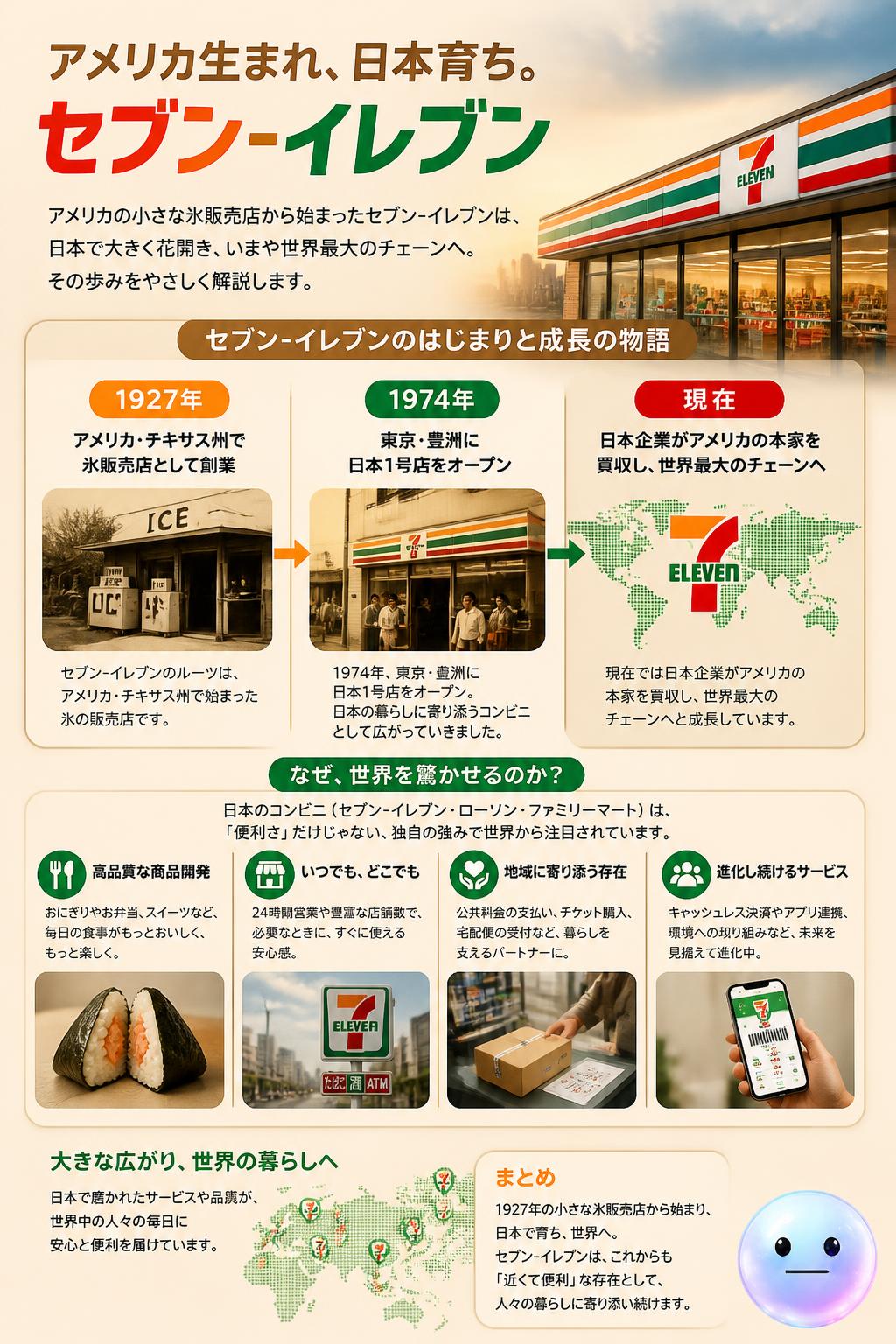 アメリカ生まれ日本育ちのセブン-イレブン