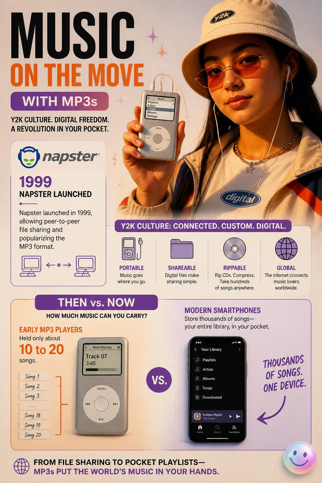 Music on the move with MP3s