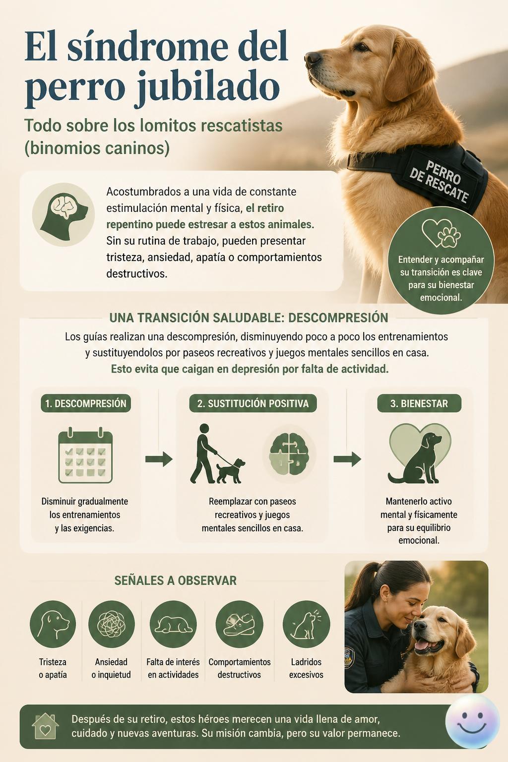 El síndrome del perro jubilado