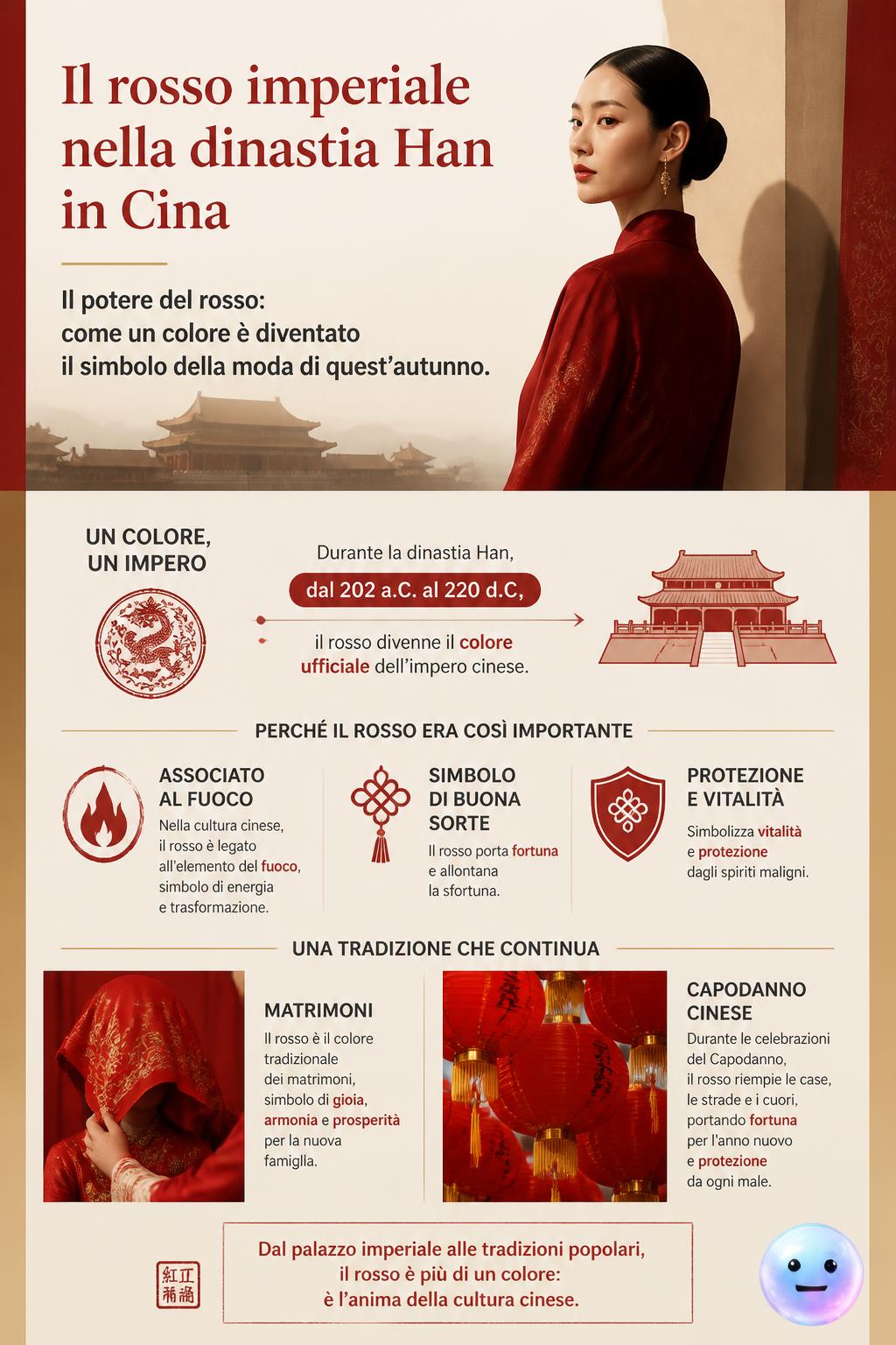 Il rosso imperiale nella dinastia Han in Cina