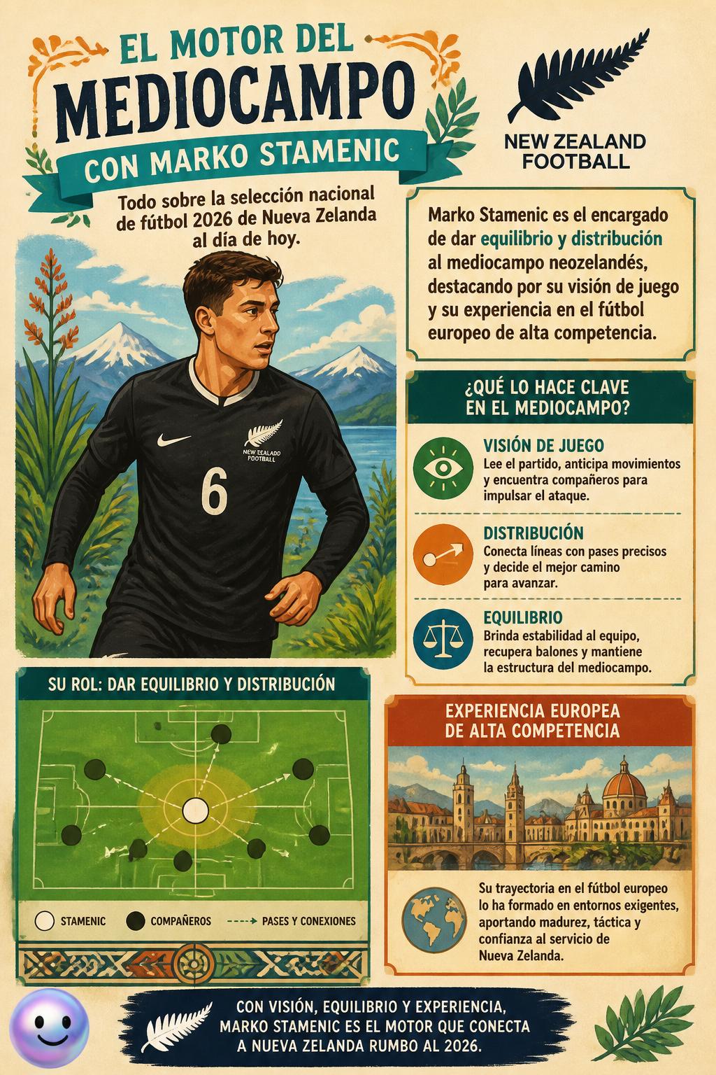 El motor del mediocampo con Marko Stamenic