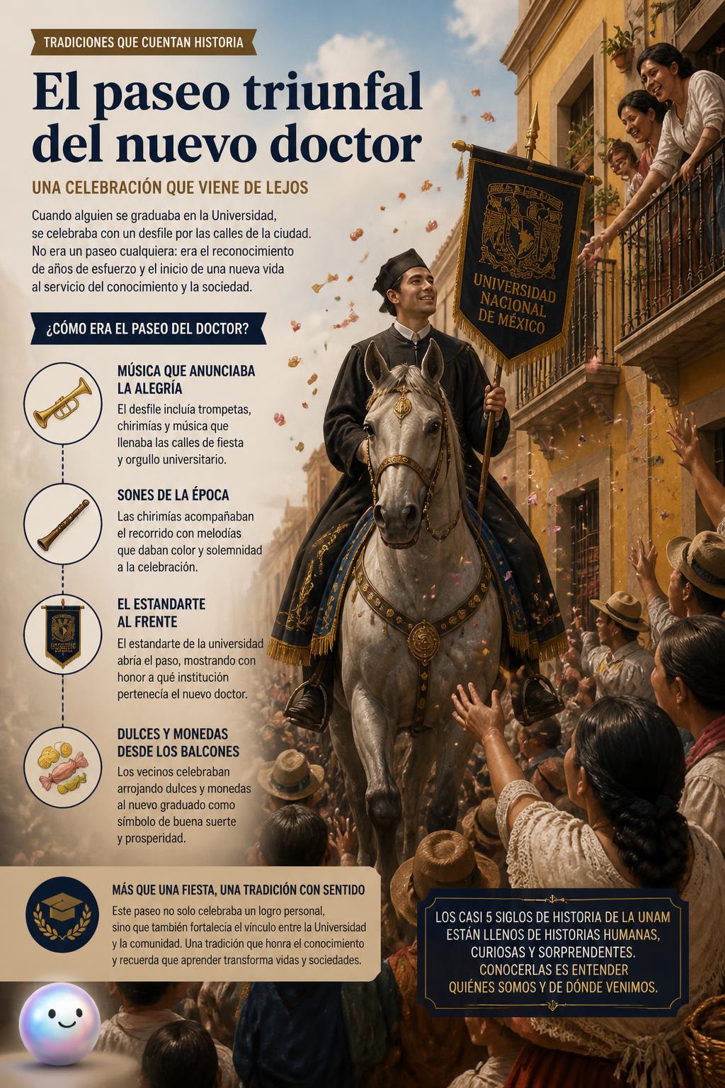 El paseo triunfal del nuevo doctor