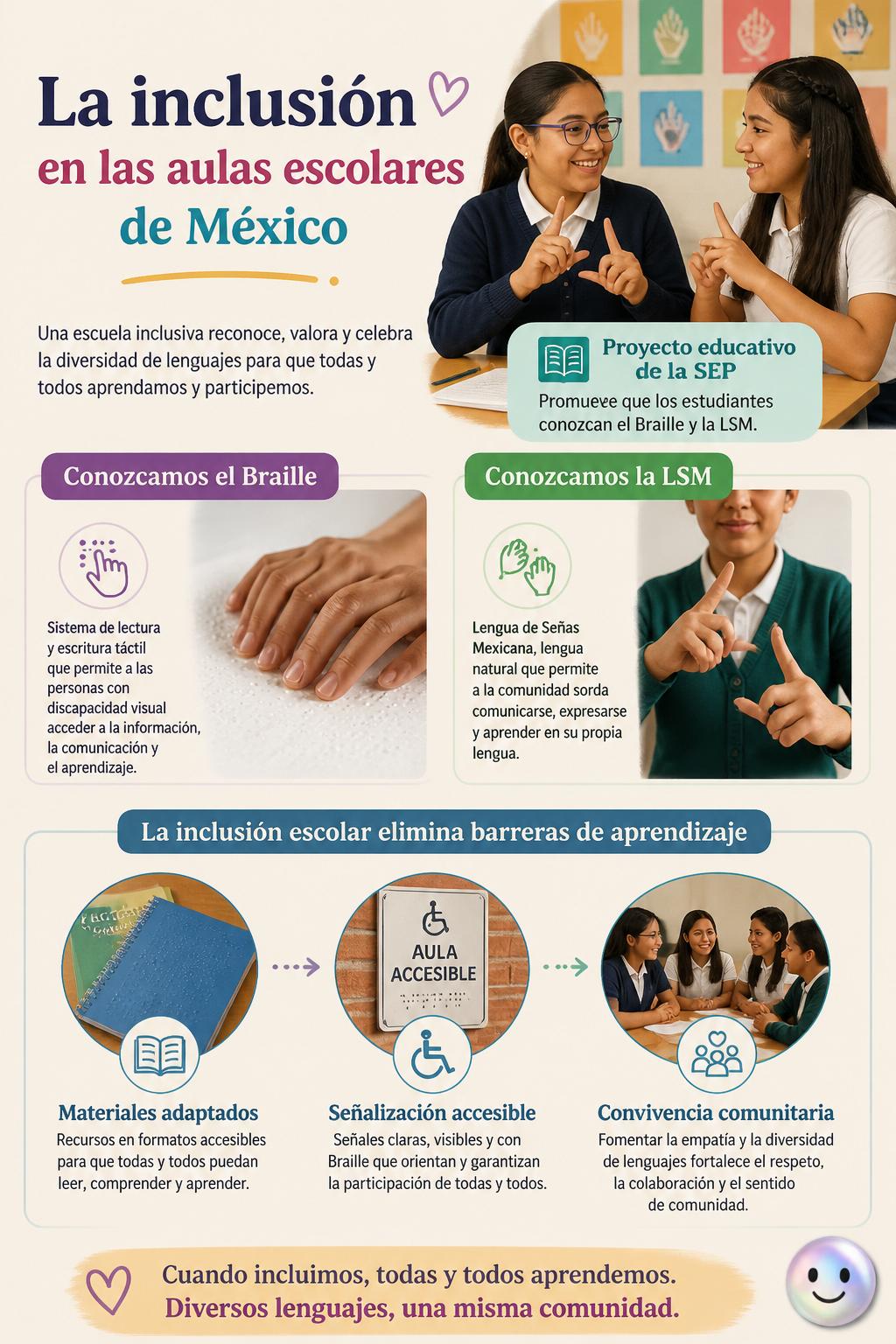 La inclusión en las aulas escolares de México