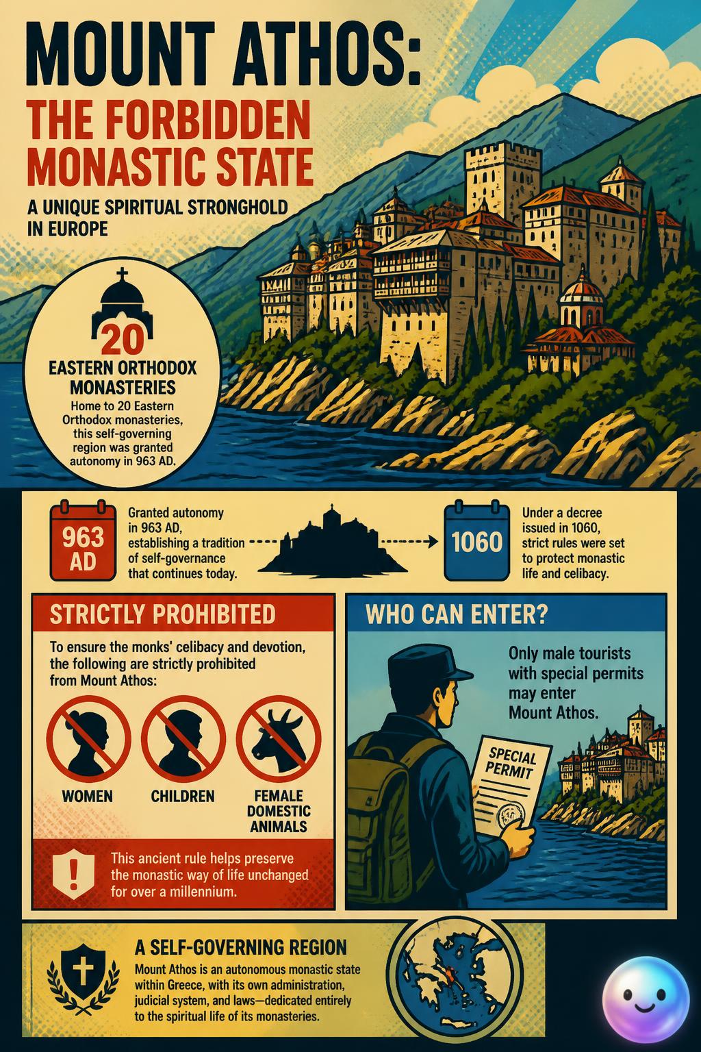 Mount Athos: the forbidden monastic state