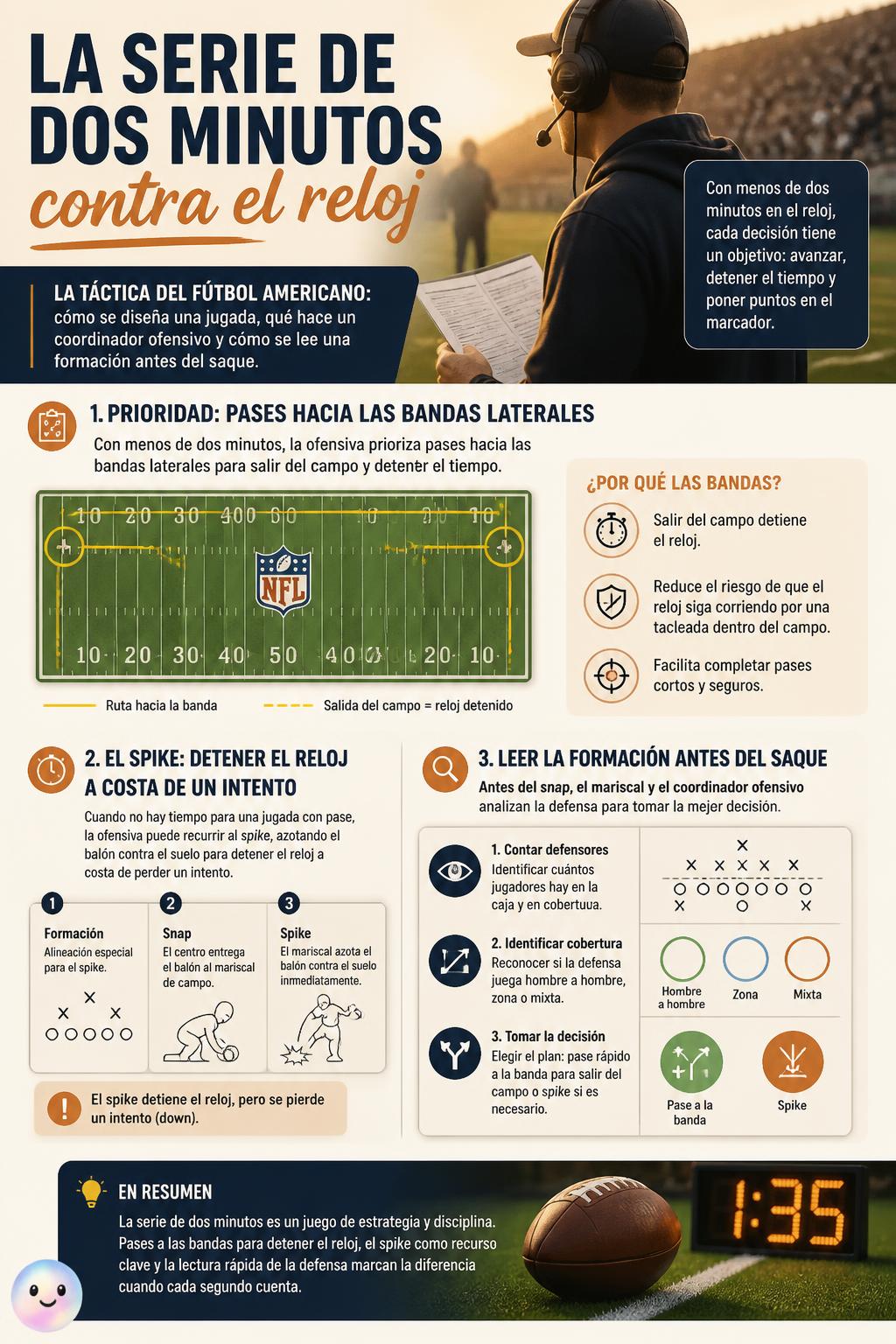La serie de dos minutos contra el reloj