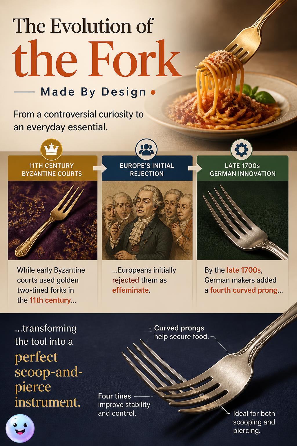 The evolution of the fork