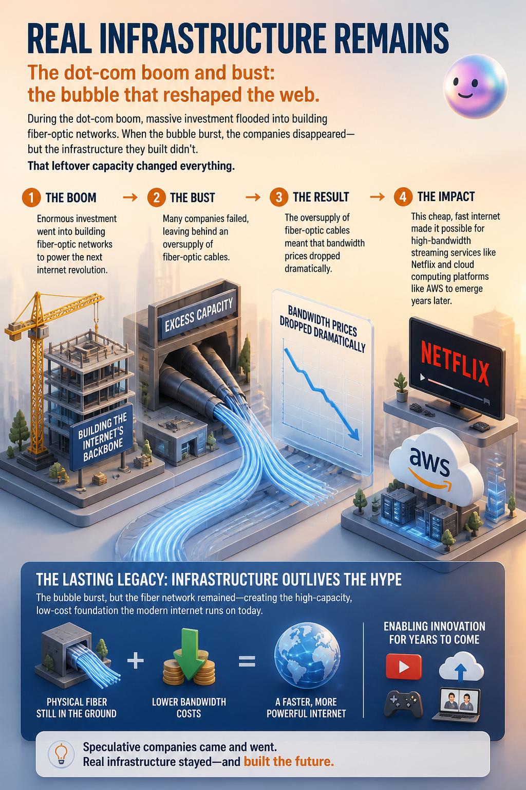 Real infrastructure remains