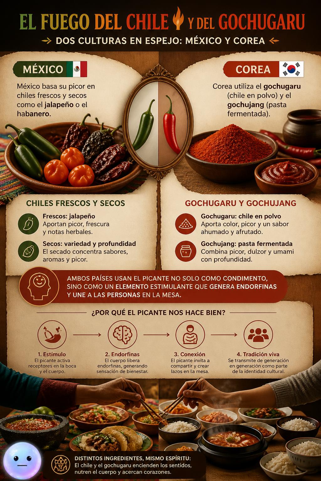 El fuego del chile y del gochugaru