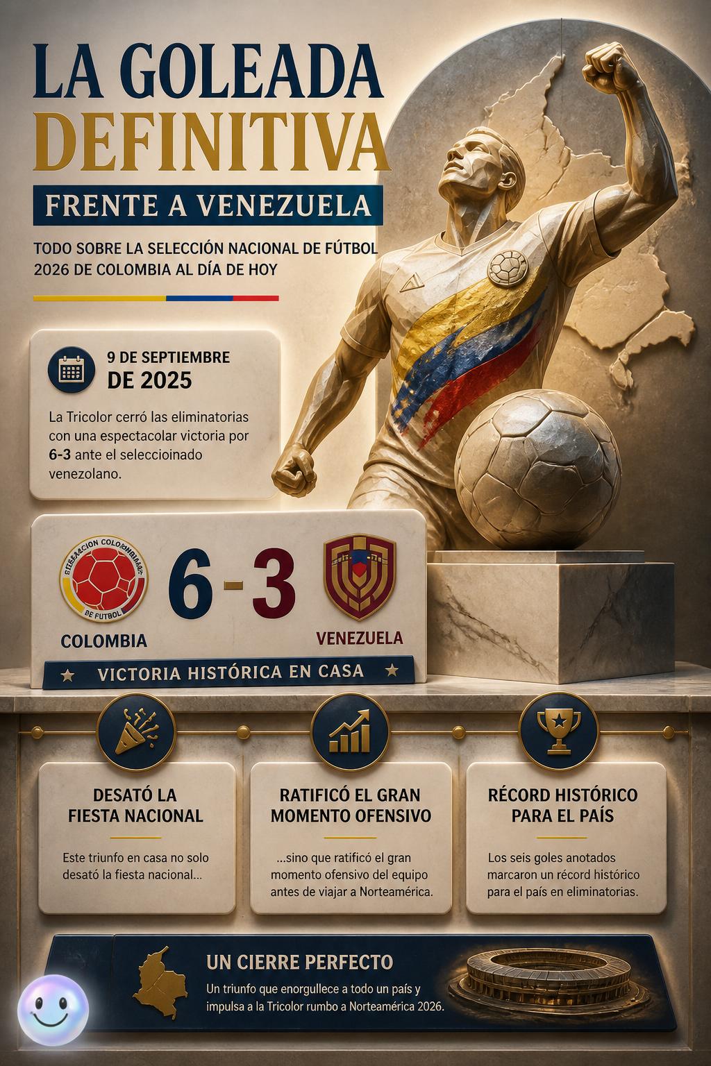 La goleada definitiva frente a Venezuela