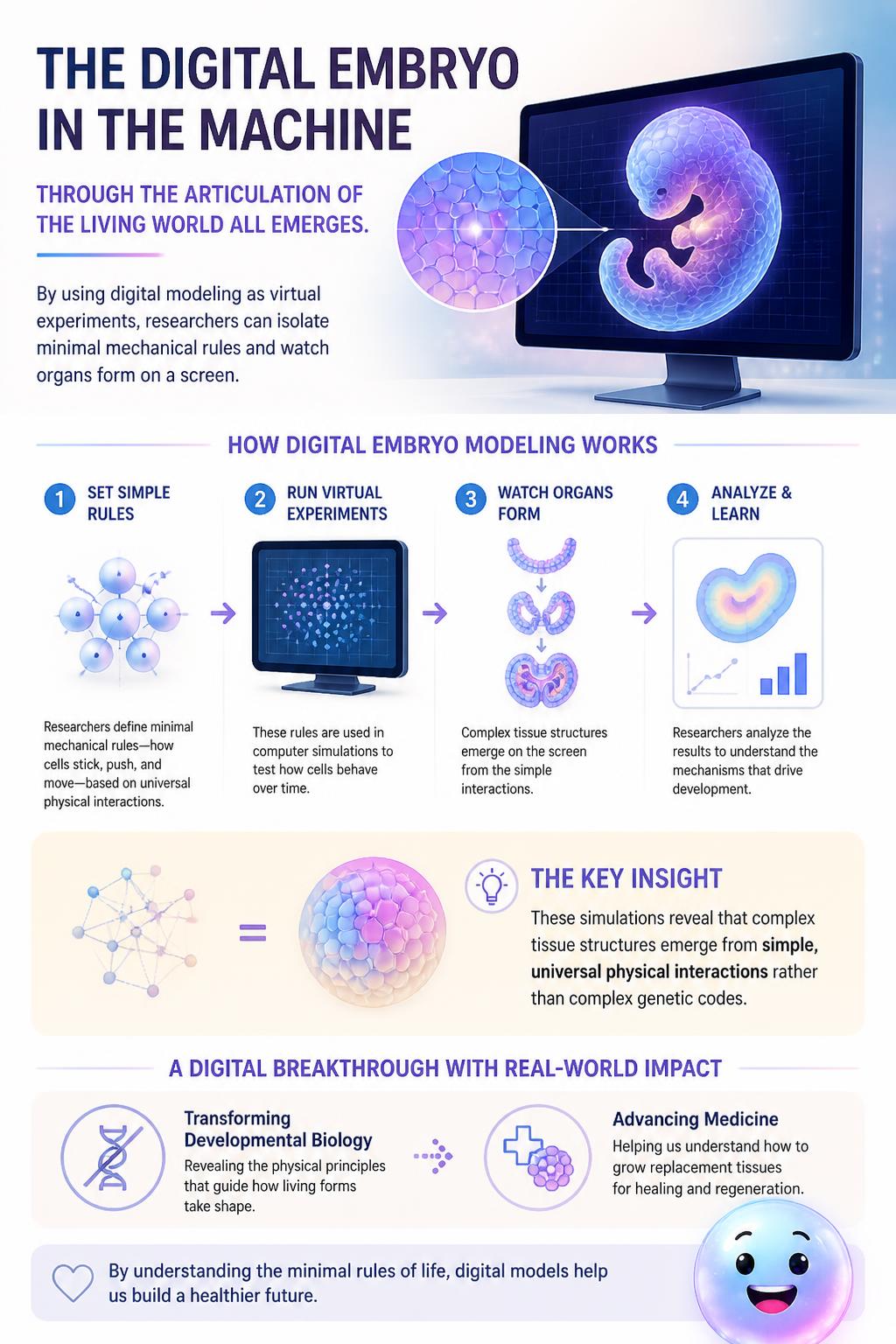 The digital embryo in the machine