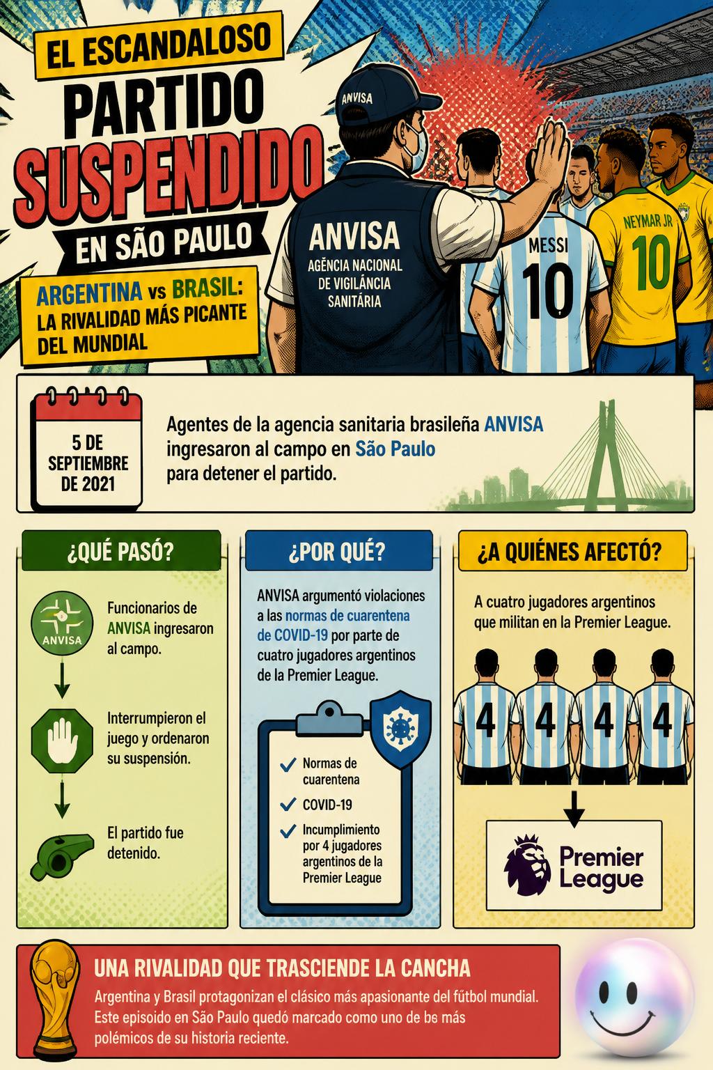 El escandaloso partido suspendido en São Paulo
