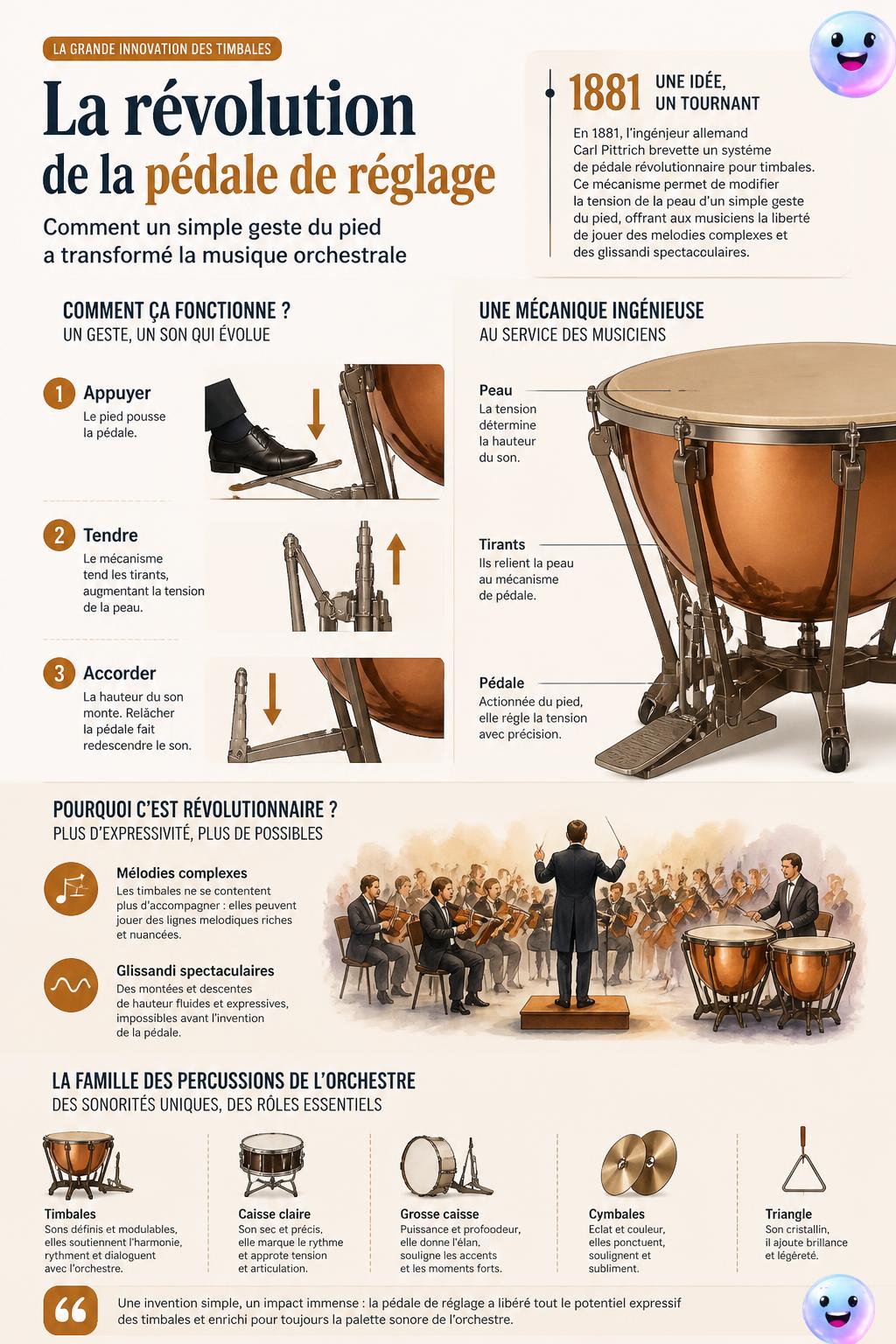 La révolution de la pédale de réglage
