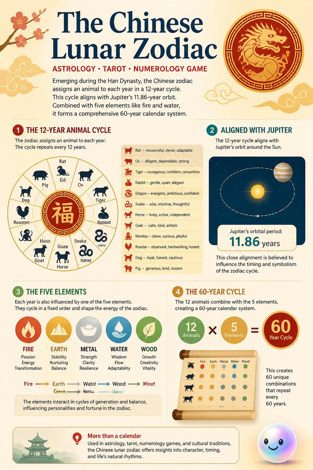The Chinese lunar zodiac system