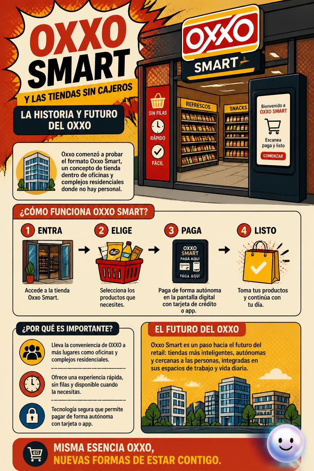 Oxxo Smart y las tiendas sin cajeros