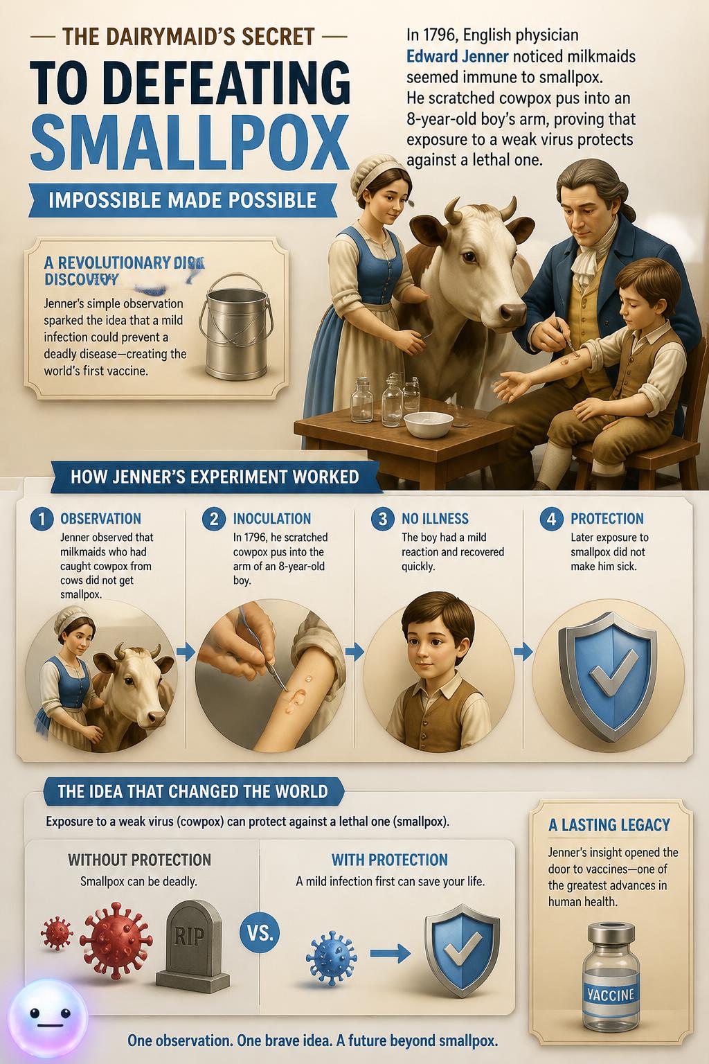 The dairymaid's secret to defeating smallpox