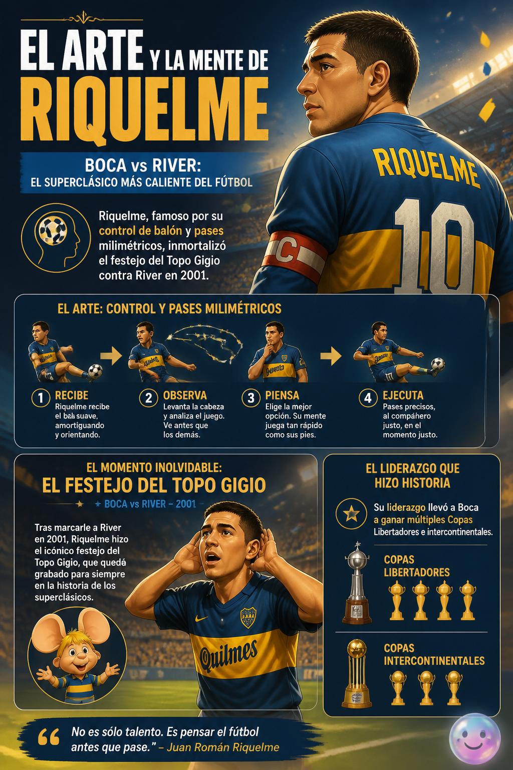El arte y la mente de Riquelme