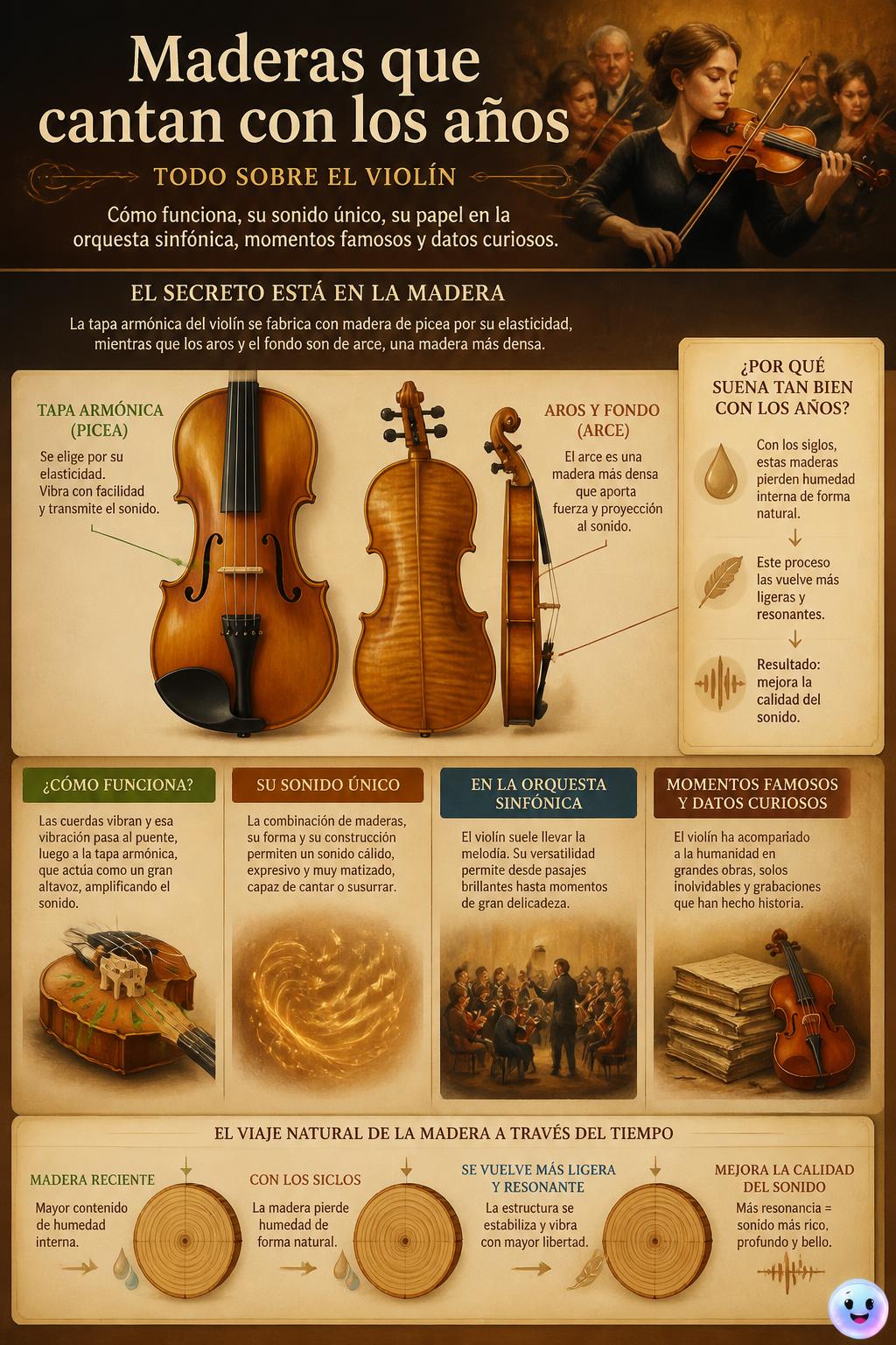 Maderas que cantan con los años