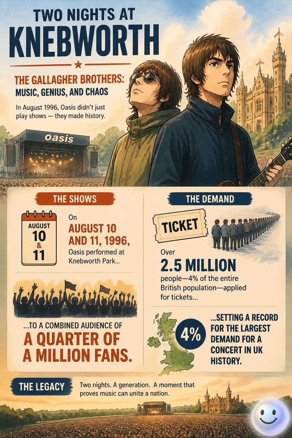 Two nights at Knebworth