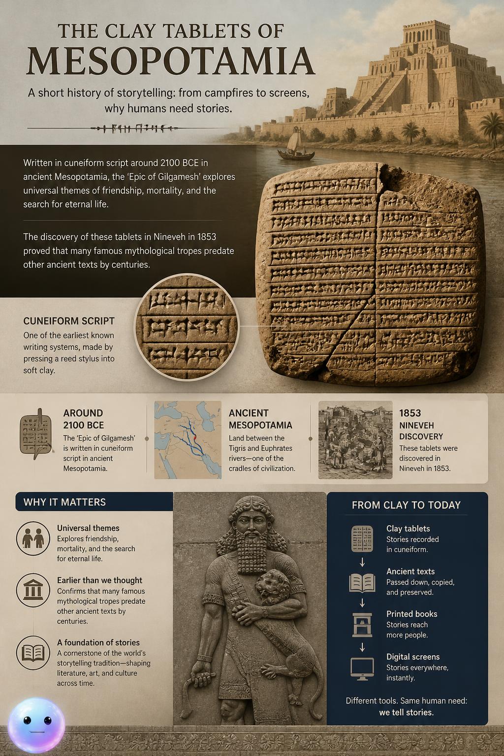 The clay tablets of Mesopotamia