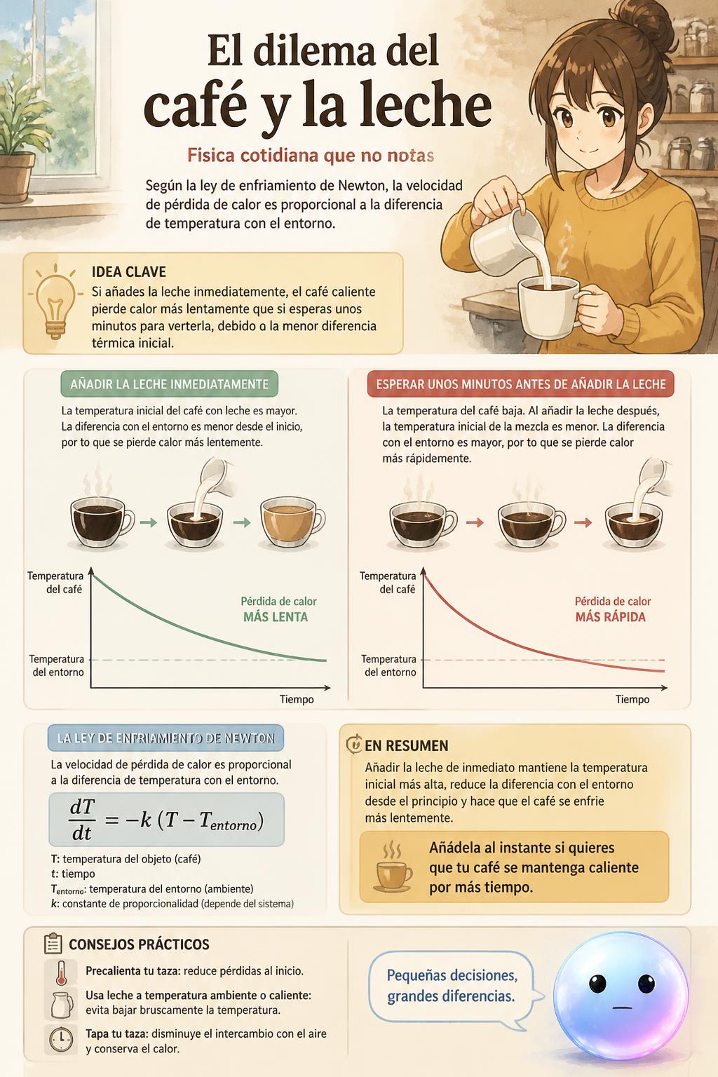 El dilema del café y la leche